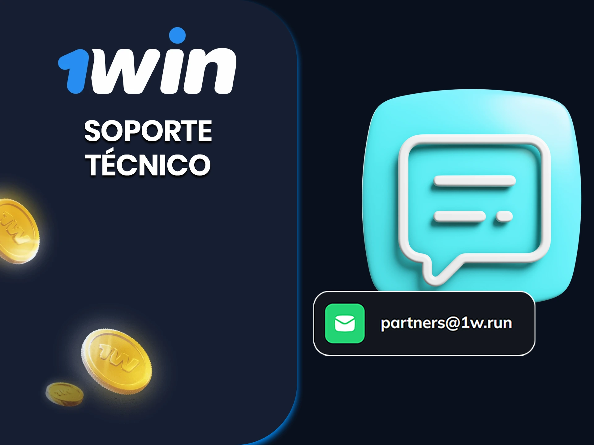 El equipo de asistencia de 1win responderá a todas sus preguntas.